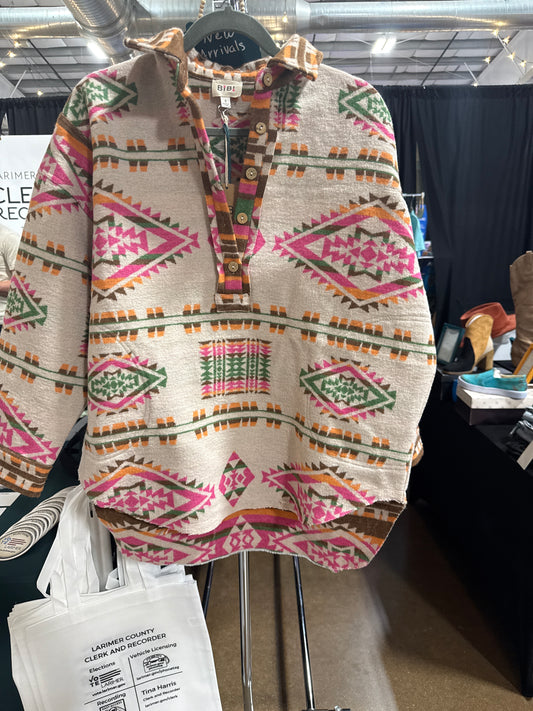 Rylan Aztec Pullover
