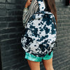 Cowhide Backpack