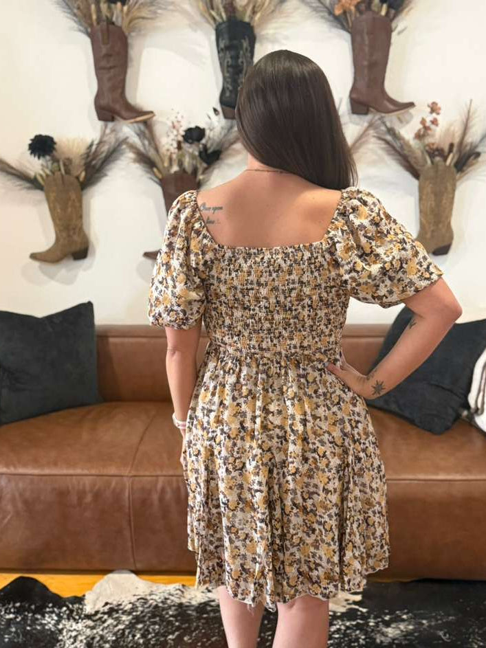 Daela Floral Lined Dress