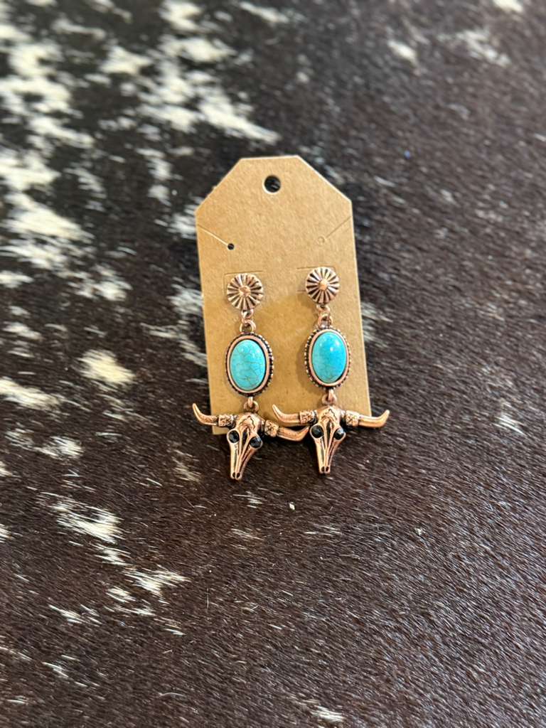 Longhorn Earrings