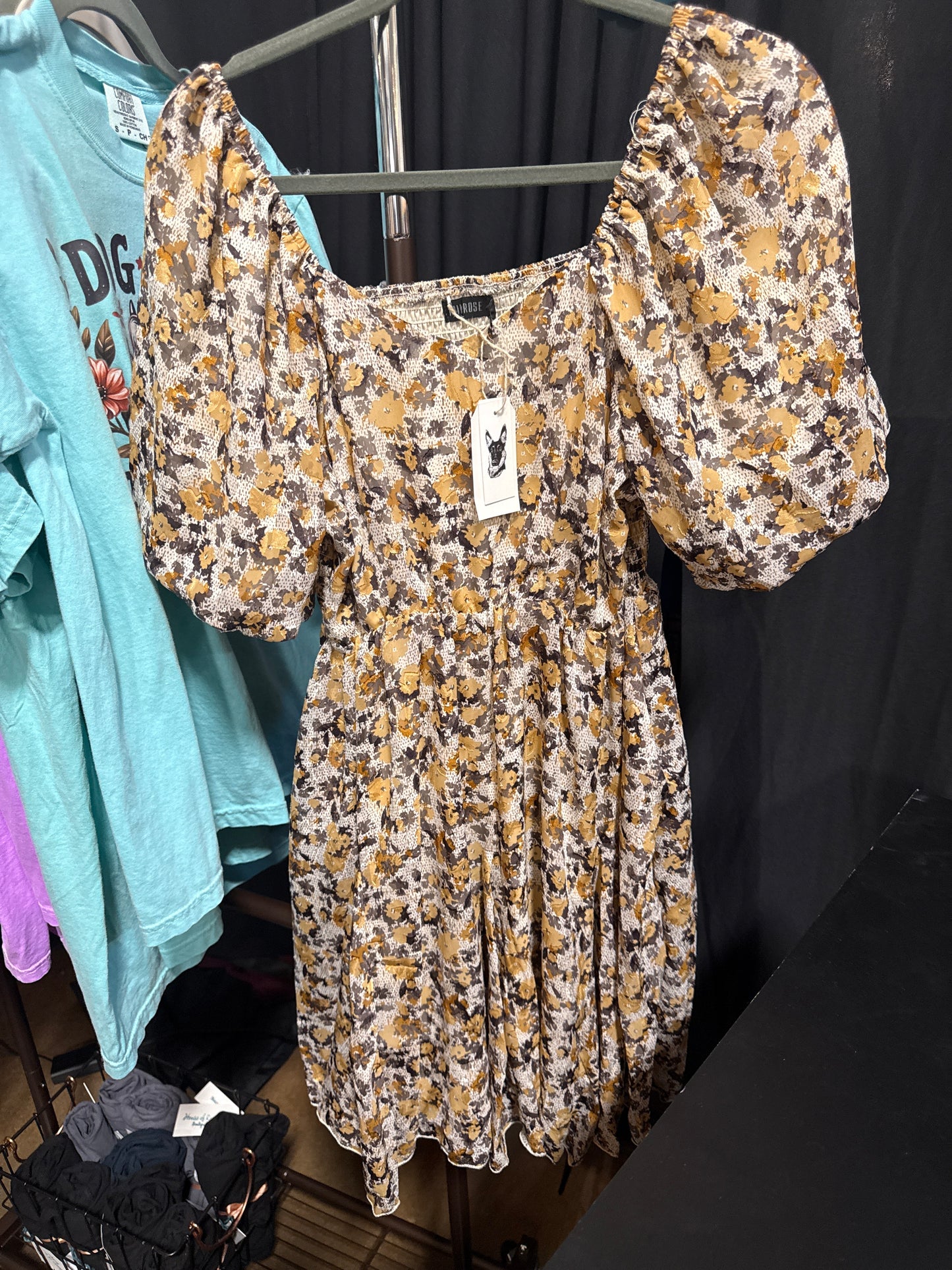 Daela Floral Lined Dress