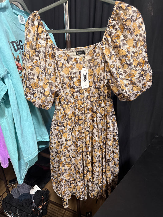 Daela Floral Lined Dress