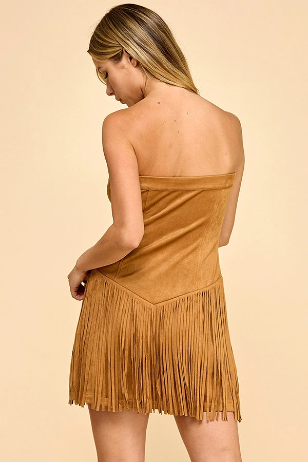 Vana Suede Dress