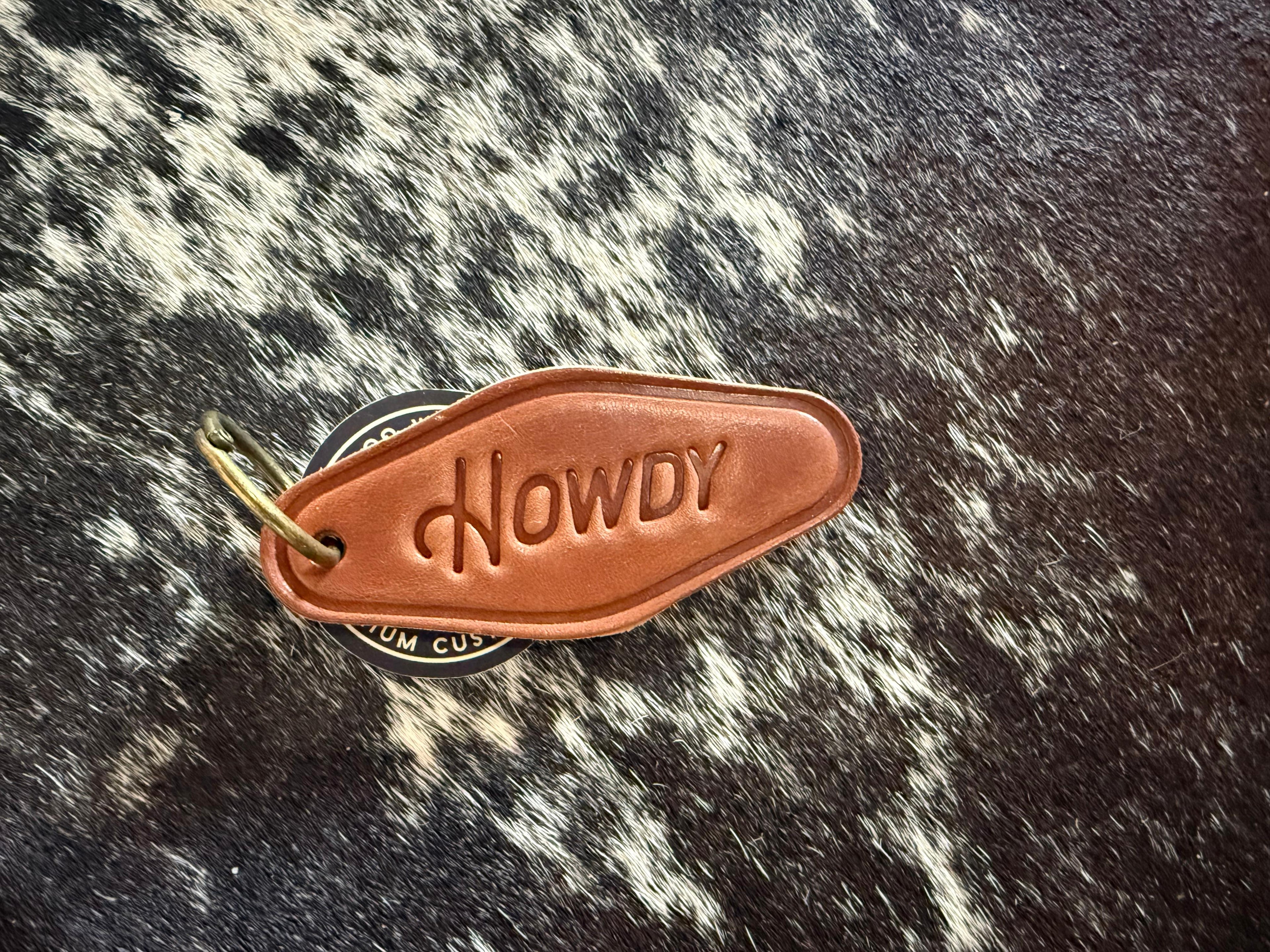 Howdy Keychain