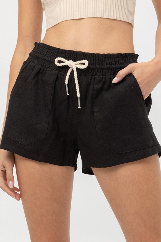 Zoey Linen Shorts