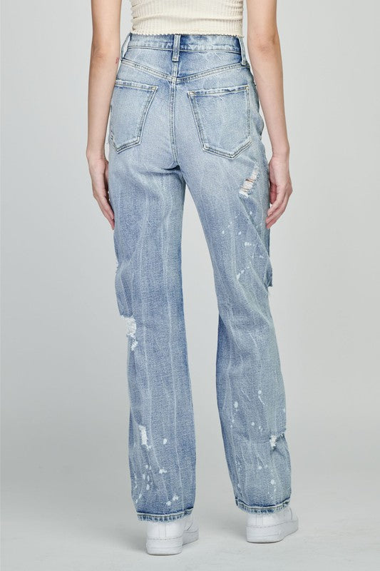 Lydia Super High Rise Dad Jean