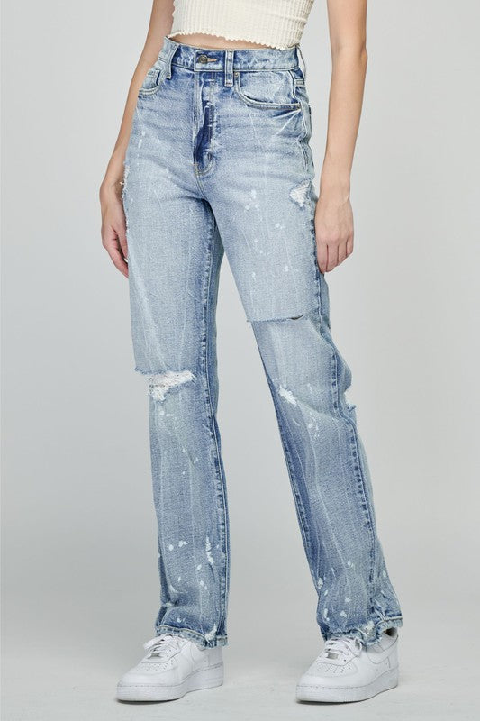 Lydia Super High Rise Dad Jean