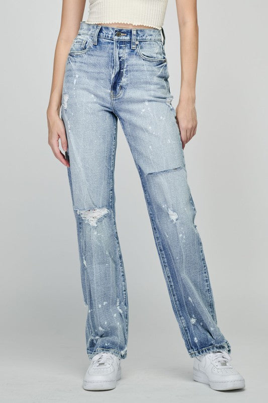 Lydia Super High Rise Dad Jean