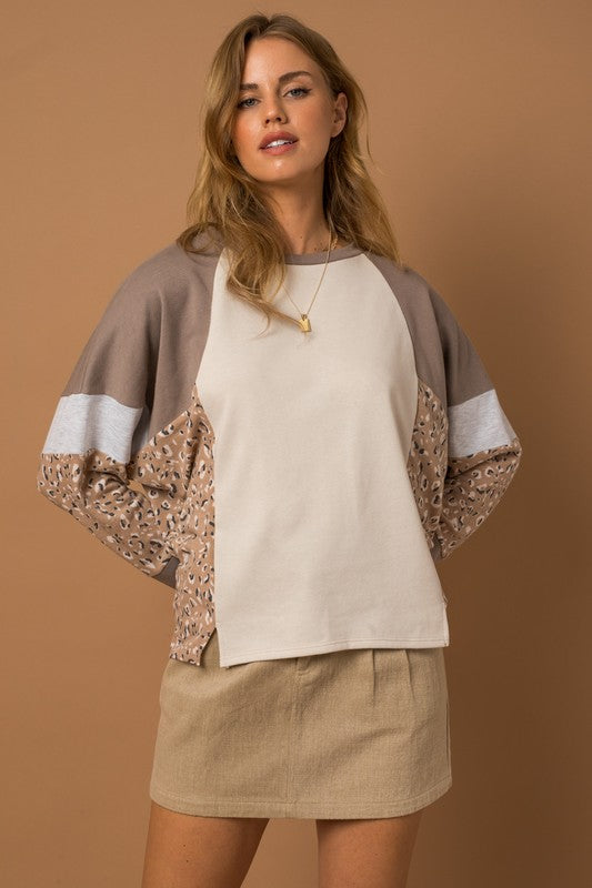 Nina Animal Print Top