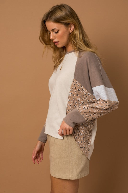 Nina Animal Print Top