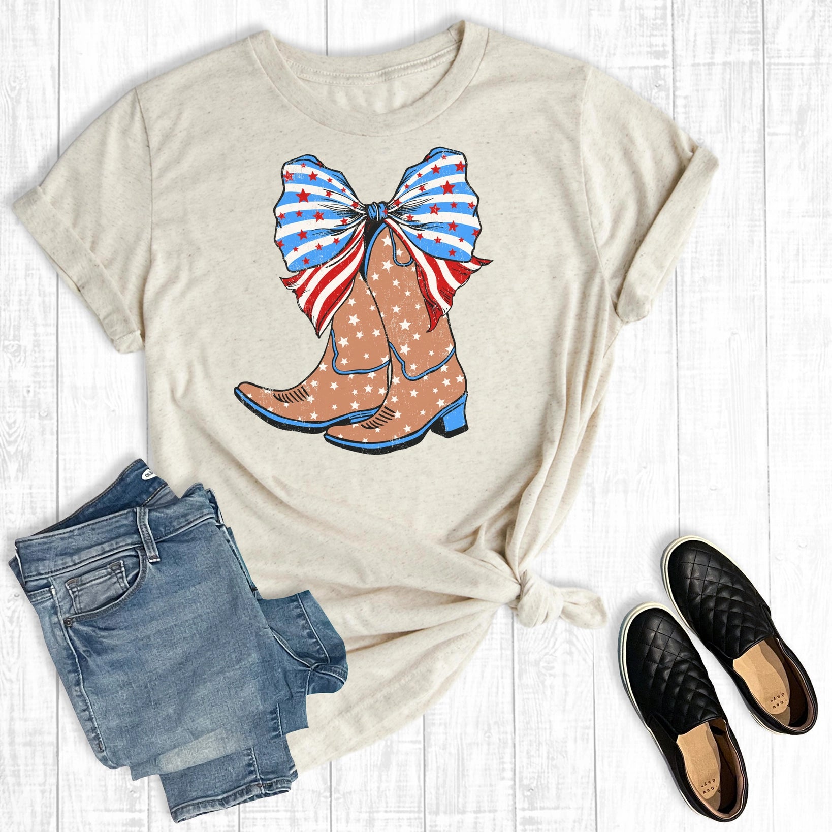 Patriotic Boots Tee