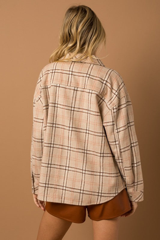 Petra Oversized Plaid Shacket