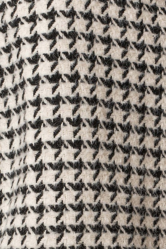 Quinn Houndstooth Shacket