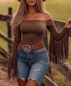 Sasha Fringe Top