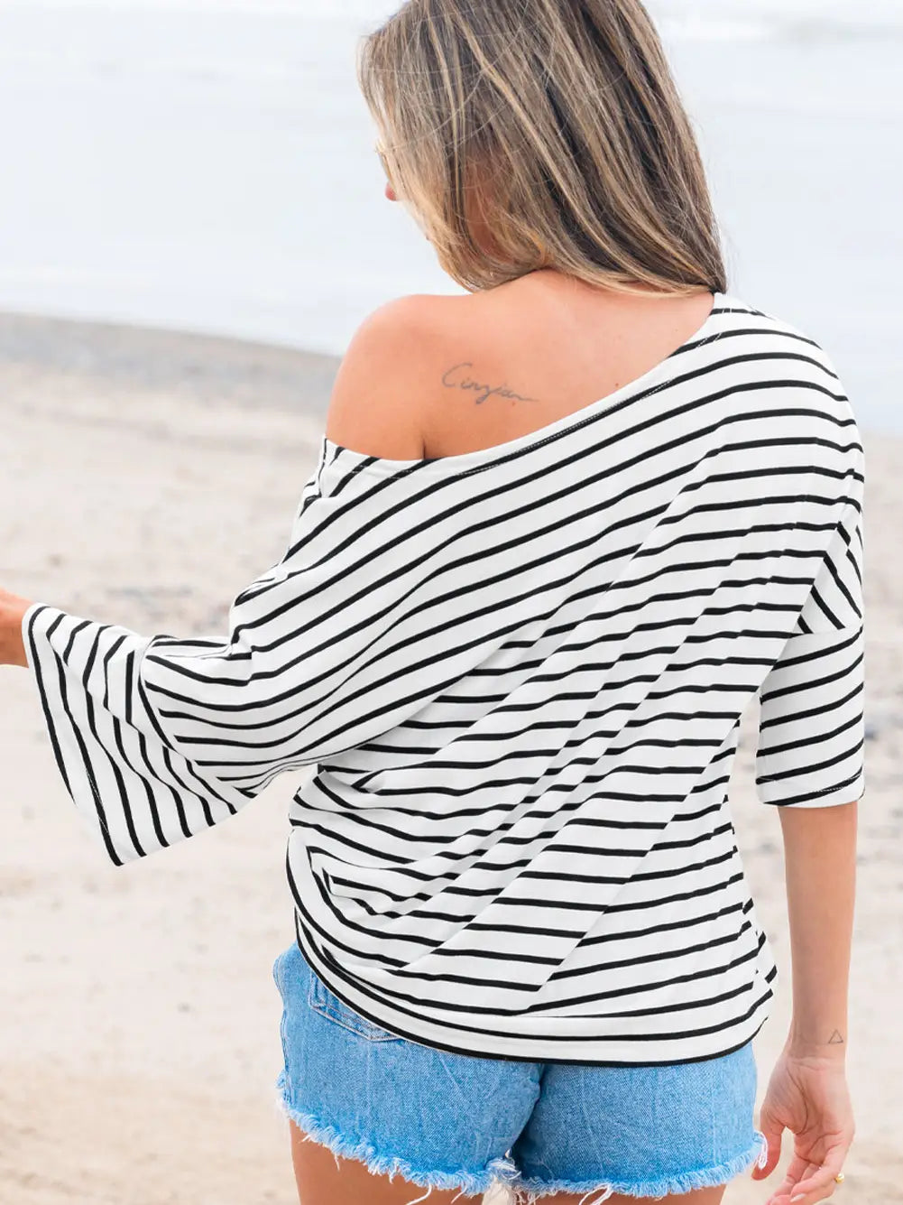Olsen Scoop Neck Top