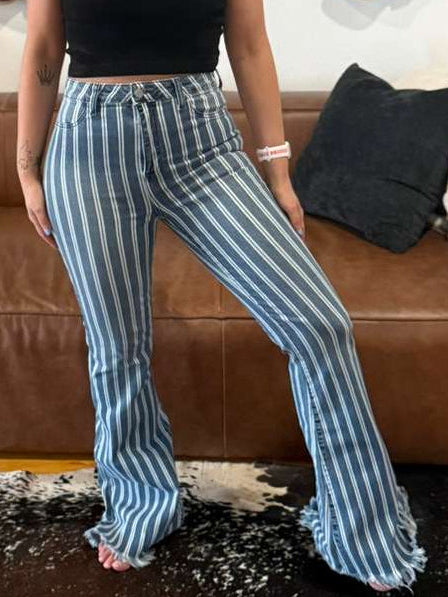 Vaeda Striped Jeans