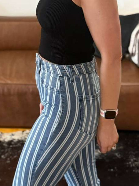 Vaeda Striped Jeans