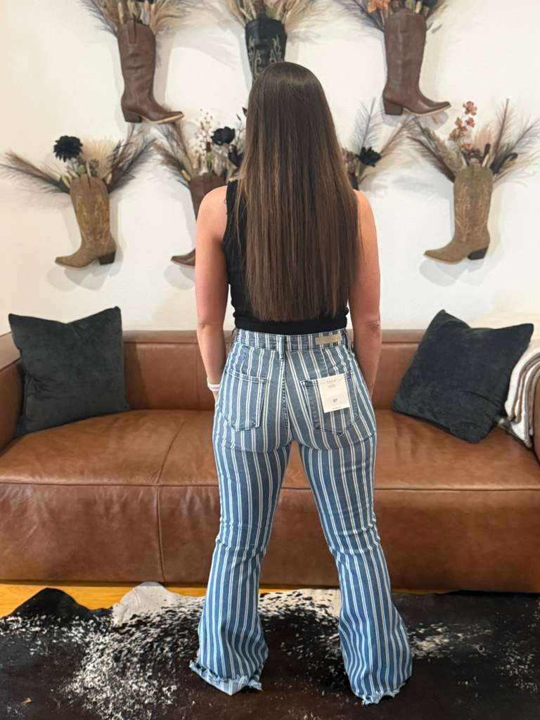 Vaeda Striped Jeans