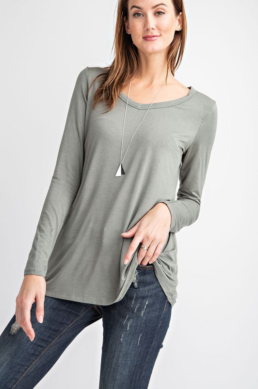 Vanessa Basic Long Sleeve Tee