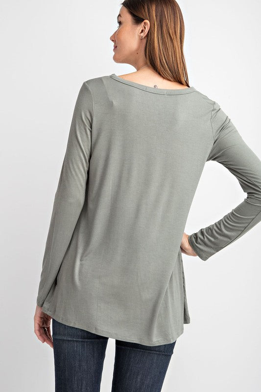 Vanessa Basic Long Sleeve Tee