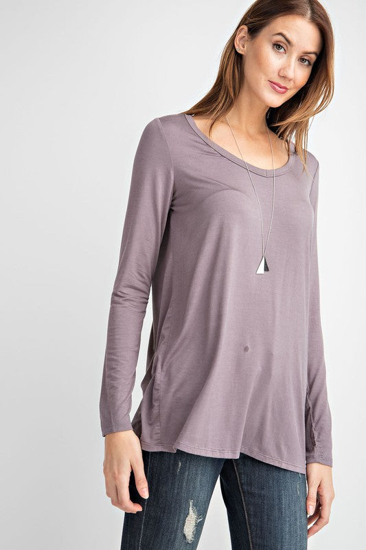 Vanessa Basic Long Sleeve Tee