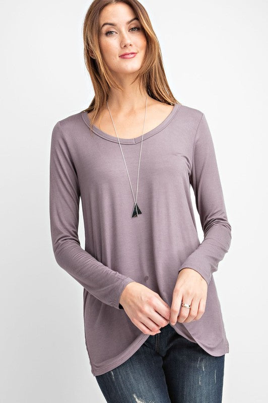 Vanessa Basic Long Sleeve Tee