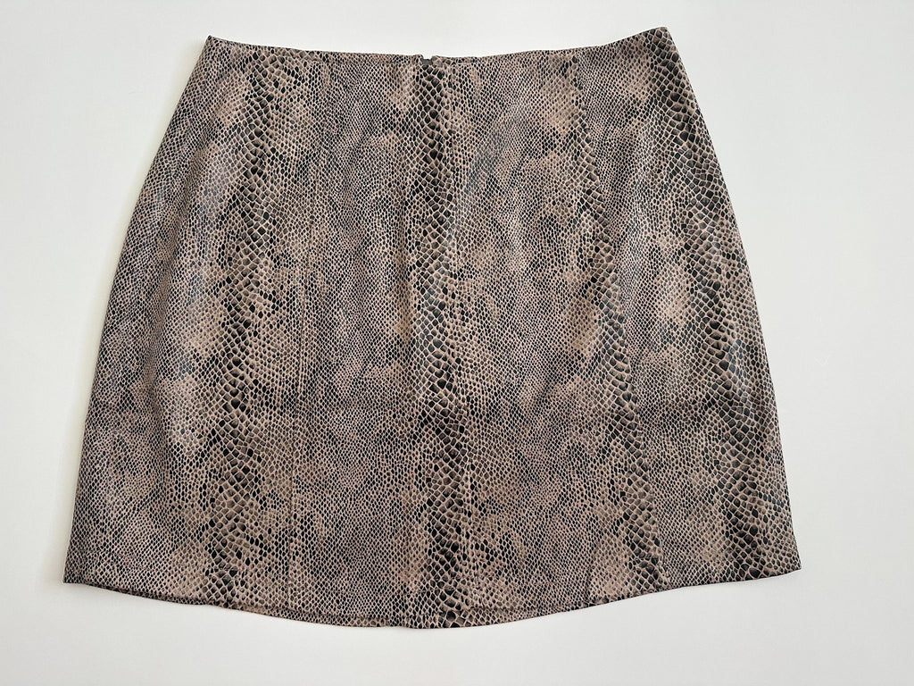 Yvette Snake Print Skirt