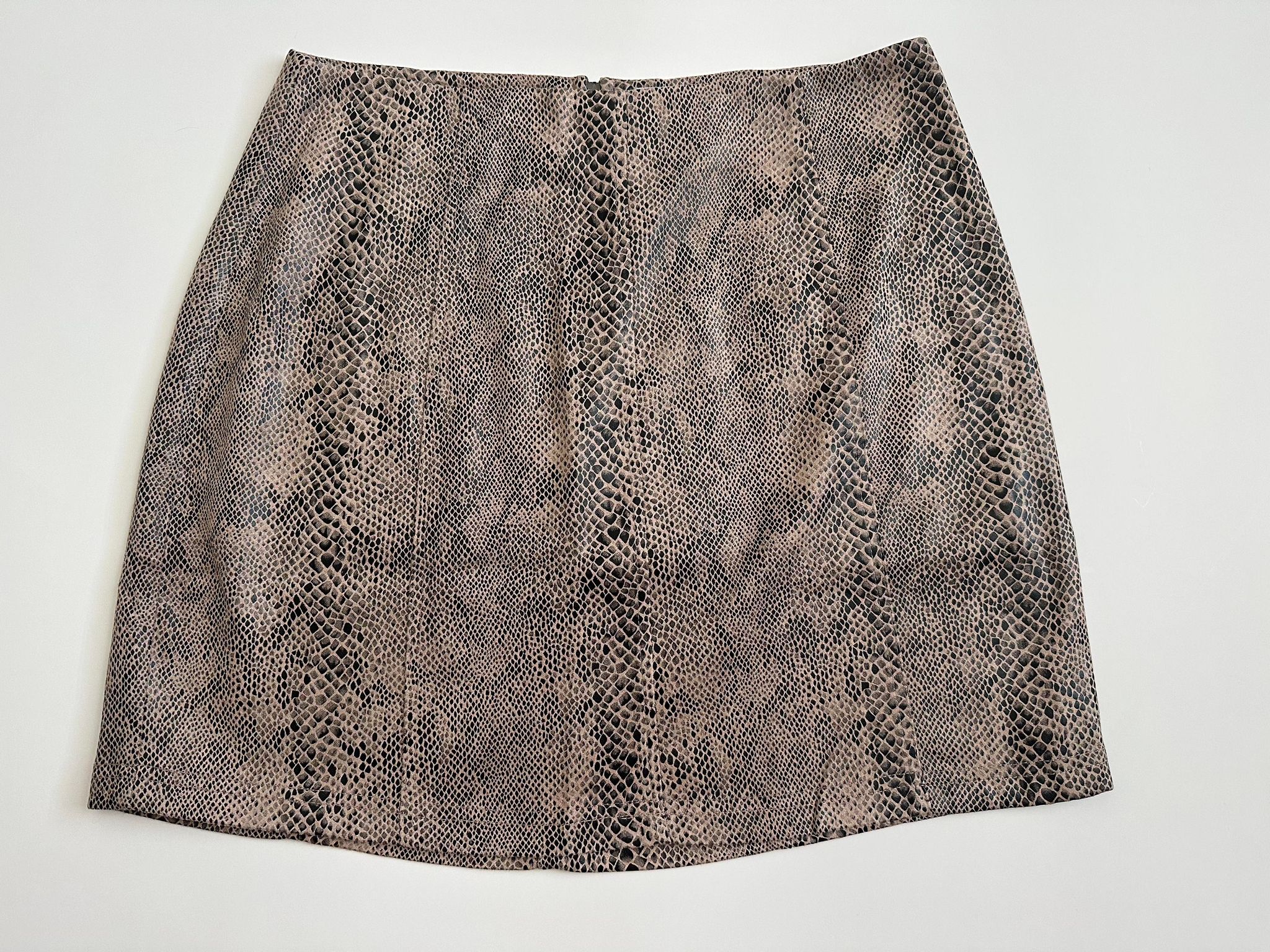 Yvette Snake Print Skirt