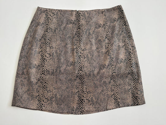 Yvette Snake Print Skirt