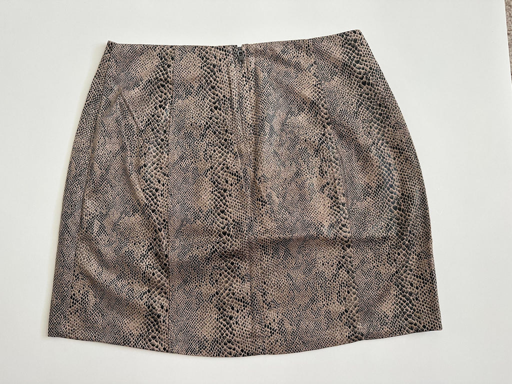 Yvette Snake Print Skirt