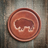 Bison Leather Coasters