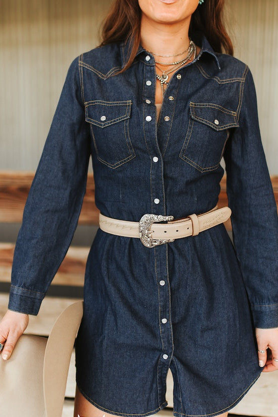 Tall Grass Denim Dress